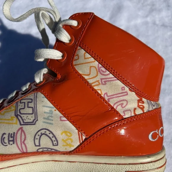 Coach Norra Orange Shoes - Picture 4 of 6